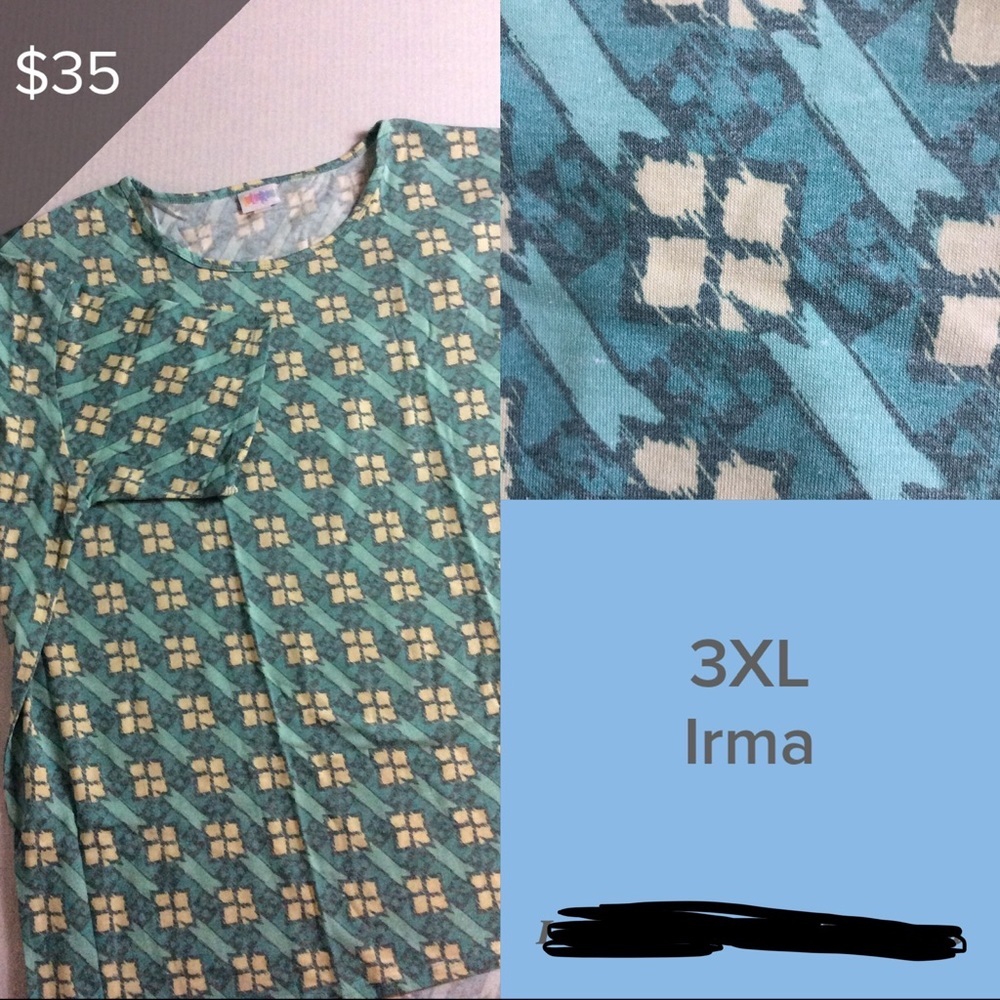 LuLaRoe Irma Size 3XL BNWT